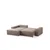 Atelier del Sofa Ugaona garnitura Pirlo 100x88x170cm Braon