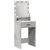 Toaletni stol Betonski sivi 50 x 41 x 135 cm Konstruirano drvo
