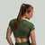 STRIX Ženski CropTop Essential Cedar Green