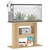 Greatstore Stojalo za akvarij sonoma hrast 80x35x60 cm inženirski les