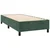Krevet box spring s madracem LED tamnozeleni 100x200 cm baršun