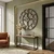 Flexistyle Velika stenska ura WOOD LOFT 80 cm