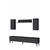 Hanah Home TV komoda Didema 180, antracit