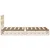shumee vidaXL Posteljni okvir brez vzmetnice 90x190 cm masiven borov les
