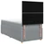 vidaXL Postelja boxspring z vzmetnico Svetlo siva 100 x 200 cm Blago