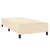 vidaXL vidaXL Box spring postelja z vzmetnico krem 90x190 cm blago, (20897032)