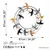Wallity Zidna dekoracija Spiral Flock 6, 87x87x5 cm, Šarena