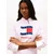 Tommy Jeans Majica mornarska/rosé/rdeča/bela