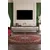 Hanah Home TV komoda Ilay, 180 cm, antracit / travertin / srebrna