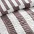 Temno rjava enojna posteljnina 135x200 cm Seersucker Frill Stripe – Catherine Lansfield