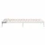 Vidaxl Posteljni okvir s stranskimi omaricami Bela 100 x 220 cm