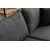 Atelier del Sofa Ugaona garnitura Reya Tamnosiva