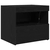 Noćni ormar 2 pcs Crni hrast 50 x 40 x 45 cm Konstruirano drvo