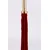 Devil Sticks Flogger with Metallic Leather Handle & Suede Leather Tails 46cm Red