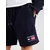 TOMMY HILFIGER Hlače AMERICANA temno modra/rdeča/bela