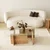 Hanah Home Escape Klub sto, 105x40x65cm, Hrast
