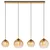 Globo 15788-4H - Luster na sajli JAMESSA 4xE27/60W/230V mesing