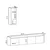 HANAH HOME TV polica Sema Travertine