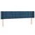 Vidaxl vidaXL Vzglavje s krilci temno modro 203x16x78/88 cm žamet
