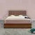 Hanah Home Bračni krevet Fuga 180 185x100x205cm Crni