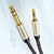 Ugreen avdio kabel TRS 3.5mm jack/6.35mm jack 1m, siva