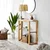 Hanah Home Komoda Trapezoid 85x85x31cm Hrast