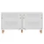 Hanah Home Konzolni sto Midmod, 150x73x36 cm, Beli