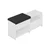 HANAH HOME Cipelarnik Filux Bench White