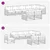 Set vanjskih sofa s jastukom 8 pcs Prirodna i svijetlo siva