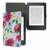 Preklopni ovitek z oblikovanjem orientalska cvetlica za Amazon Kindle Paperwhite 3 - večbarvna