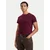 Tommy Jeans Majica DM0DM04411 Vijolična Slim Fit