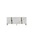 Hanah Home komoda Evva 150, 125 cm, hrast Sapphire / bela / zlatna