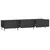 TV ormar s ladicama Crna 147 x 34,5 x 32 cm Konstruirano drvo