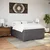 Box spring postelja z vzmetnico siva 140x200 cm umetno usnje