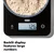 Electronic kitchen scale, made of glass, 5kg - OXO
