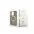 GUESS IML Glitter Peony Gold Maska za telefon iPhone 14 Pro, MagSafe, Crna
