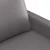 Vidaxl Dvosed siva 120 cm umetno usnje