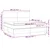 Krevet box spring s madracem LED tamnosivi 200x200 cm tkanina