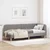 Vidaxl Kotna postelja Taupe 80 x 200 cm blago