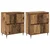 Ormarić za pohranu 2 pcs Staro drvo 60 x 35 x 70 cm