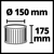 Einhell Filter zamenski L Klasa za usisivač TE-VC 2340 SACL ( 2351126 )