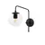Opviq Zidna lampa E14 Socket, Crno-Bela