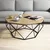 Hanah Home Diamond Klub sto, 90x38x90cm, Hrast