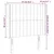 LED uzglavlje tamnosivo 93 x 16 x 118/128 cm od tkanine