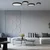 Sollux SL.1248 - LED plafonsko svetlo ONYX LED/48W/230V O 60 cm, crno