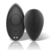 VIBRATOR ZA HLAČKE Black & Silver Preston Black