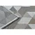 eoshop Okolju prijazna preproga CASA, EKO SISAL Boho Triangles 2816, kremasta, temno sivo rjava, bombaž, ki ga je mogoče reciklirati (Dywany Luszczow - Velikost: 153x220 cm)