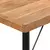 vidaXL vidaXL Barska miza 180x70x107 cm trden akacijev les in železo, (20948472)