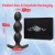 SuperLove Anal Beads Vibrating Butt Plug with App Black