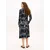 TOMMY HILFIGER Dolga srajca temno modra/off-bela